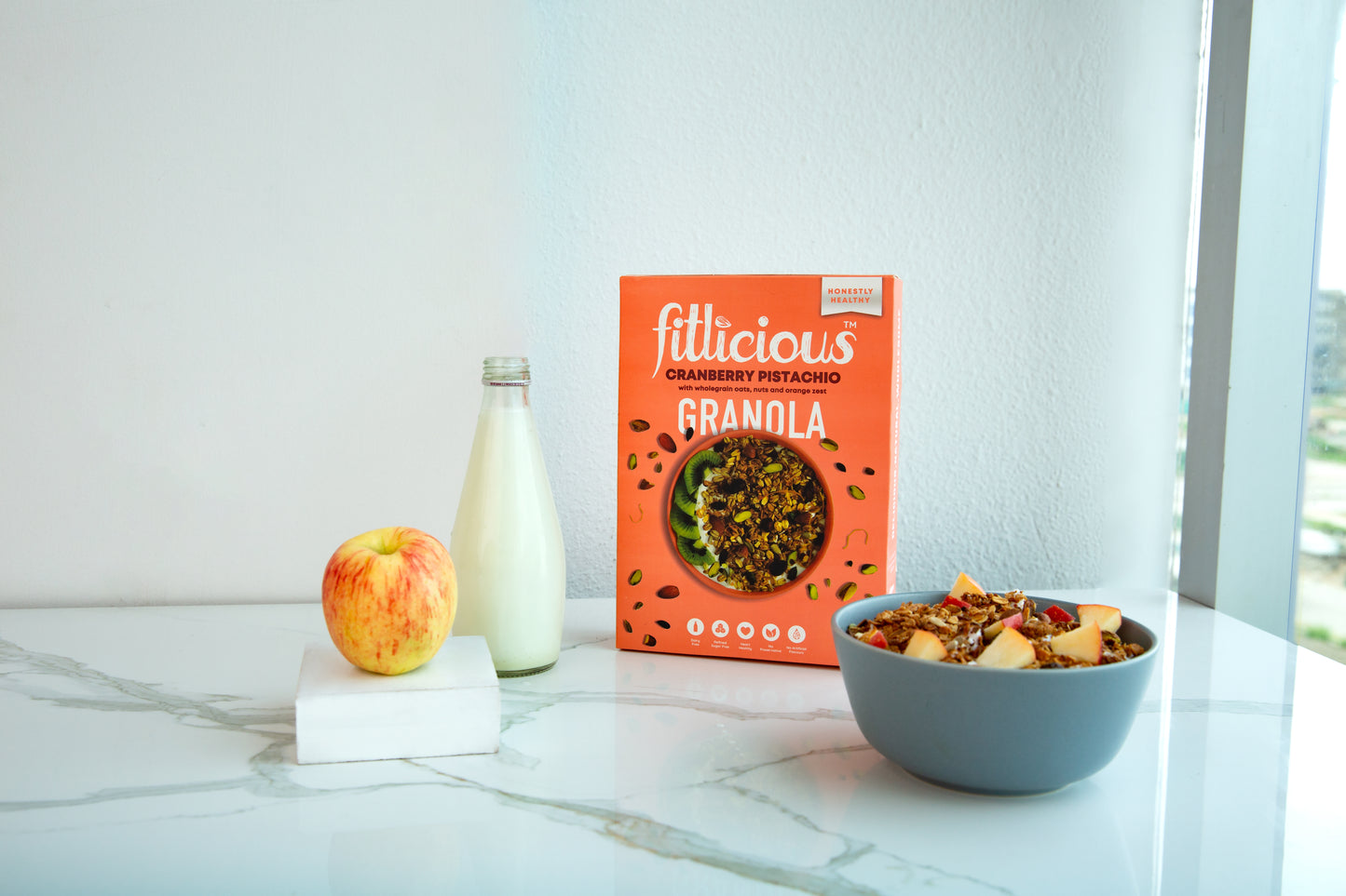 Cranberry Pistachio Granola 100gms