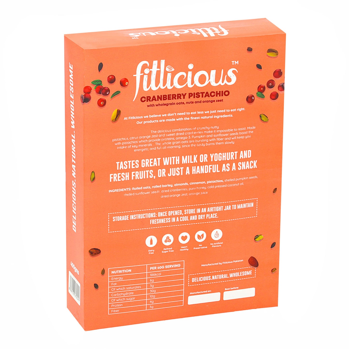 Cranberry Pistachio Granola