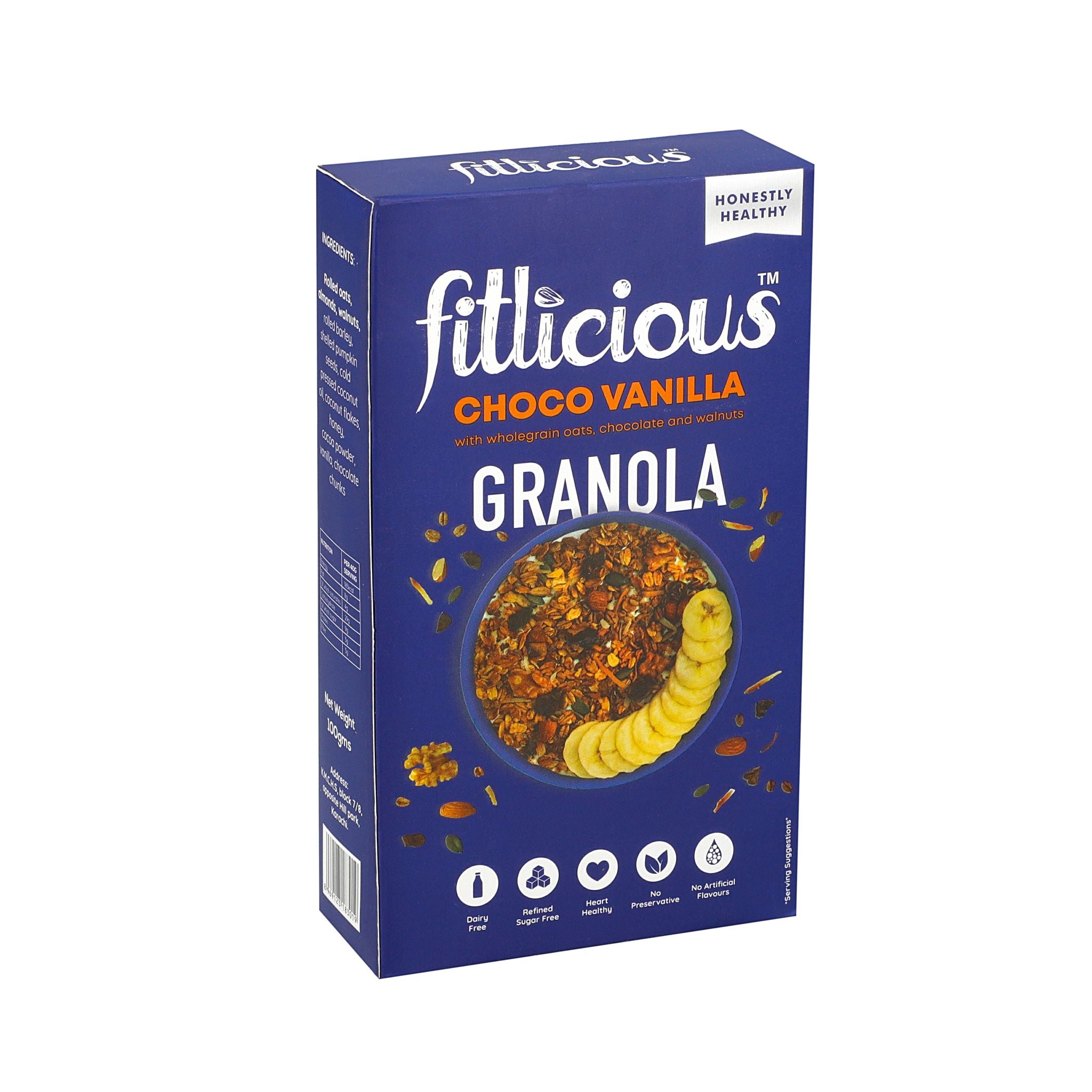 Choco Vanilla Granola 100gms