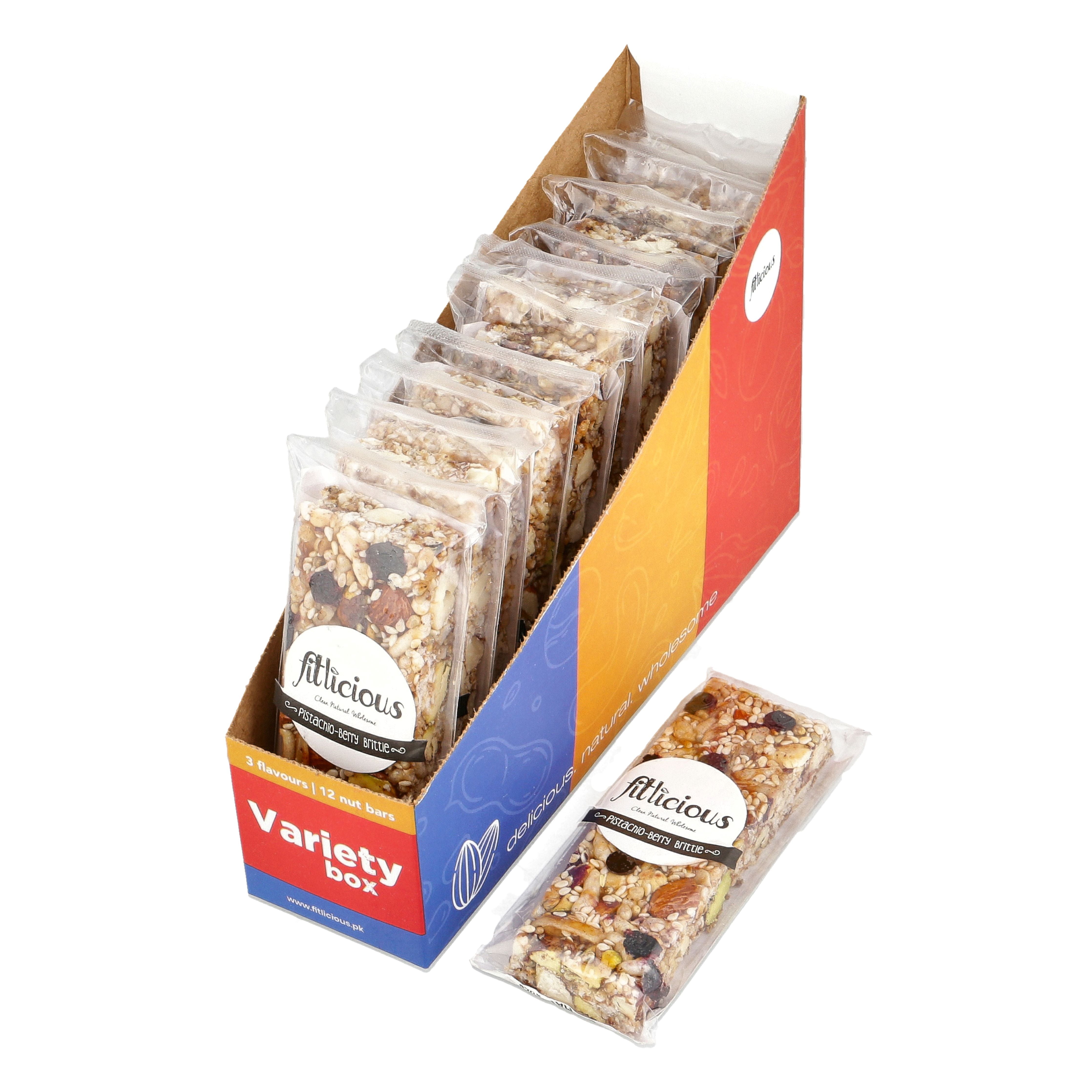 Bundle of 2  - Buy any two Nut Bar boxes (box of 12) of your choice