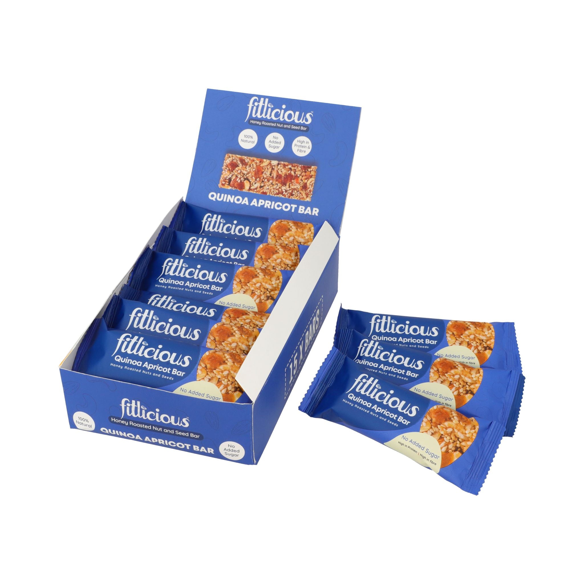 Quinoa Apricot Nut Bar (box of 15)